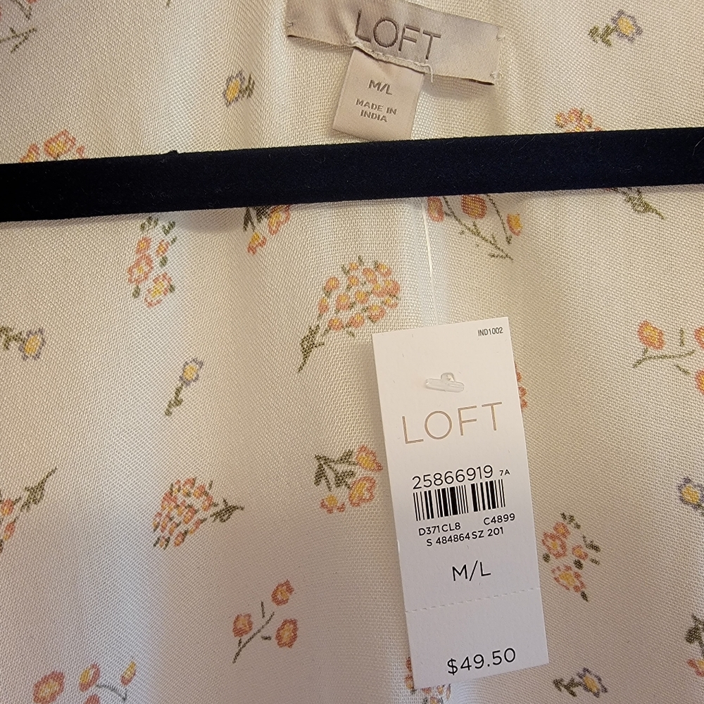 NWT LOFT Kimono Size M/L - Picture 3 of 6
